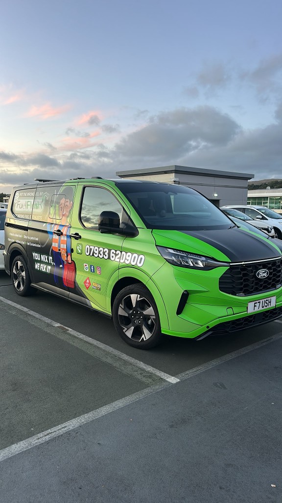 Fuel Flush 24/7 Dedicated Mobile Fuel Drain Response Van